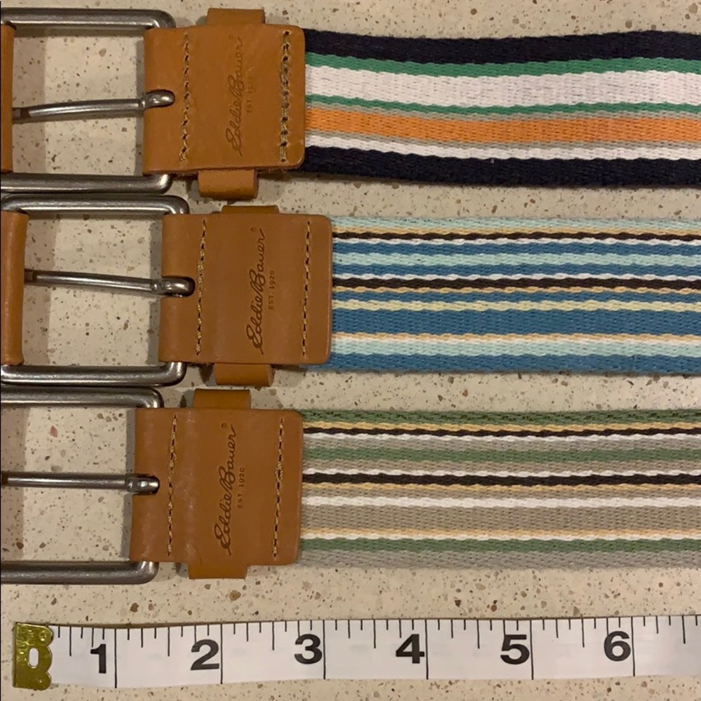 3 NEW EDDIE BAUER BELTS